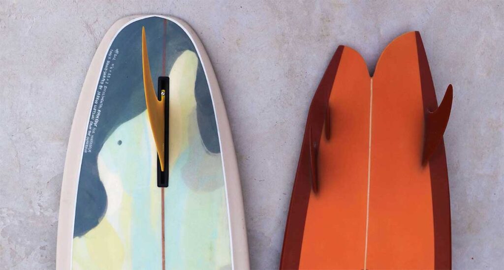 asymmetrical surfboard